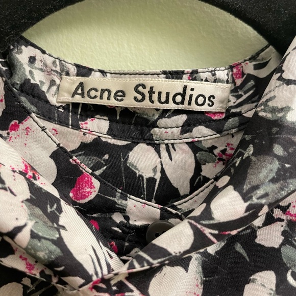 Acne Studios 100% Silk Floral Dress - Picture 4 of 8